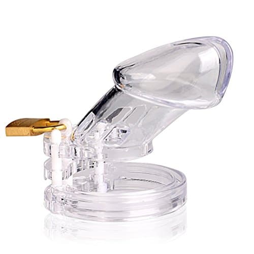 Clear Lightweight Chas-ti-ty Device Cage with 5 Different Size 1.4" 1.5" 1.7" 1.8" 1.9" Rings