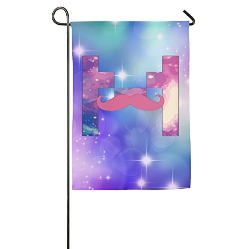 Personalized Decorative Welcome Polyester House Flags Printed Moustache Flag For Indoor/Outdoor With Two Size - 1218 Or 1827 Inch