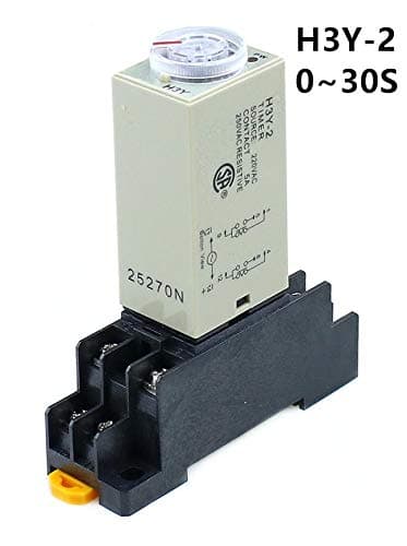 H3Y-2 0-30S Power On Time Delay Relay Timer DPDT 8Pins VOLTAGE:220v 110V 24V 12V