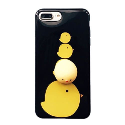 iPhone 6 / 6s Case, Tricess 3D Cute Soft Silicone Squishy Chick Phone Case for iPhone 6 / 6s (4.7 Inch)