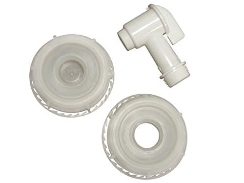 Accessory Kit for 5 Gallon Poly Farm Stackable Water Storage Carboys, Plastic