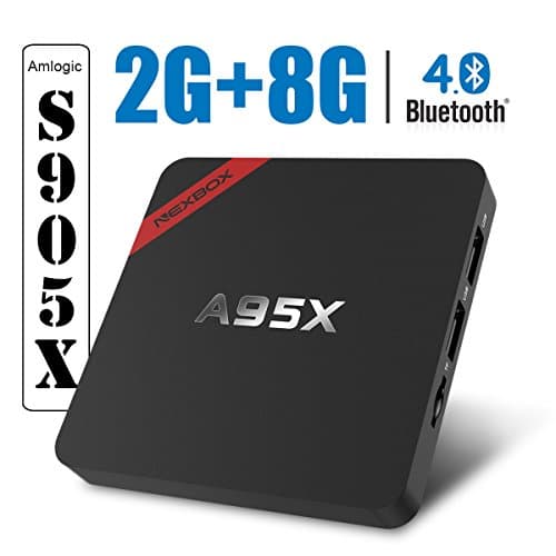 NEXBOX A95X Android 6.0 Mini PC set top Box 2GB 8GB Amlogic S905X Quad core Cortex A53 2.0GHz 64bit With Learning Remote