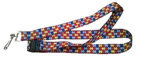 Autism Jigsaw Awareness Lanyard