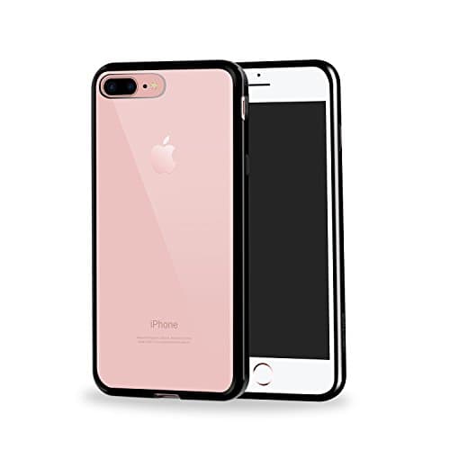 iphone7 plus / iphone 8 plus Case, VACTICE Transparent Clear Slim Scratch Resistant Hybrid Protective Case for Apple iPhone 7 2016 / iPhone 8 2017 (Black)