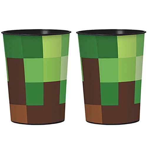 Minecraft 'TNT Party' Reusable Keepsake Cups (2ct)