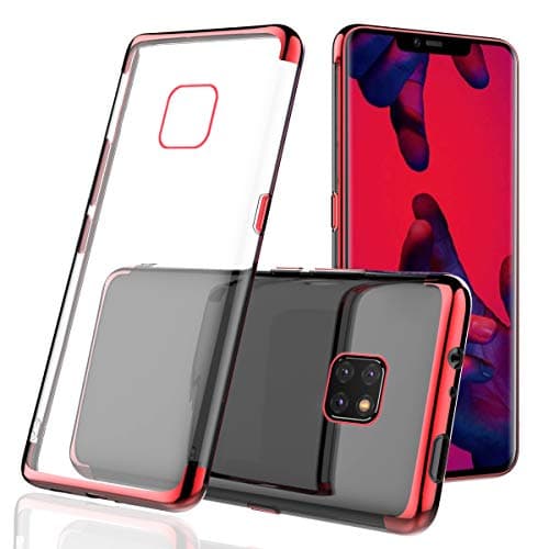 Huawei Mate 20 Pro Case Durable Protective Case Pouches Pouches Heavy Duty Protection Bumper case Compatible with Huawei Mate 20 Pro (Red)