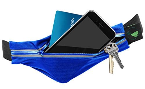 Foot Forward Running Belt iPhone 7 Plus 6s 6 5 Android Samsung - Absolutely No Bounce, Water Resistant, Exercise, Fuel, Water Belt! Runner Sports &amp; Fitness Lightweight, Durable, Adjustable Waist Pack!