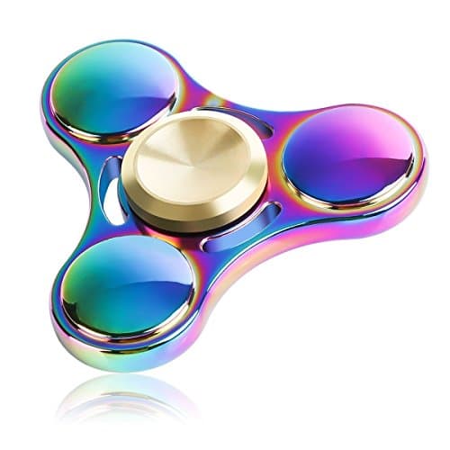 Tri Spinner Hand Toy for Fidget,Second Generation Upgrade Twiddle Spinner of Finger with Imported Ball Bearing,3+ mins Stable Rotation Gadget Spinner for EDC,ADD,ADHD,Anxiety,and Autism