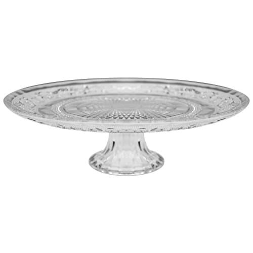 Cake Plate with Stand, Diameter 25 cm, Cake Plate Serving Plate Cake Stand, Bakery Stand, Pastry Stand, Cake Stand, Cake Plate
