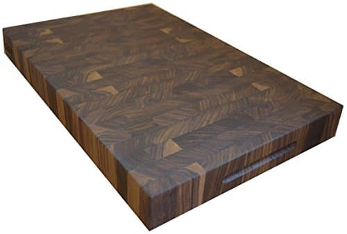Walnut End Grain Cutting Board / Chopping Block 18" x 12" x 1 1/2"
