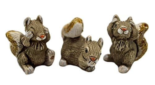 Rinconada 2017 Collection, Climate Change 3 mini SQUIRRELS, 1.5¨H, #AR824