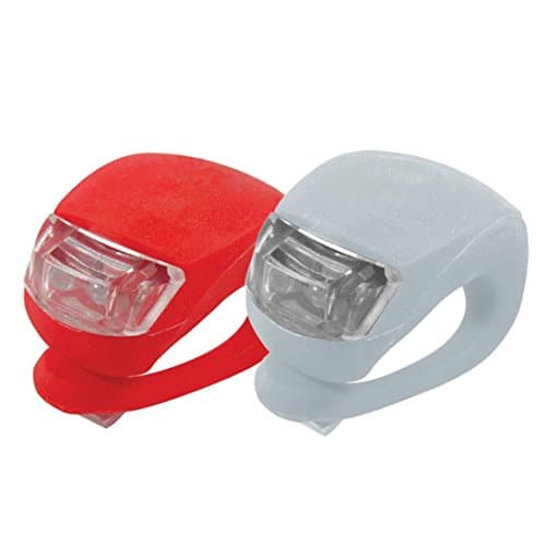 Bicycle Safety LED Light Superbright Front &amp; Rear Flashlight Silicone Clip On