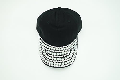 Lady Cap with Bling and Pearls, Ajustable