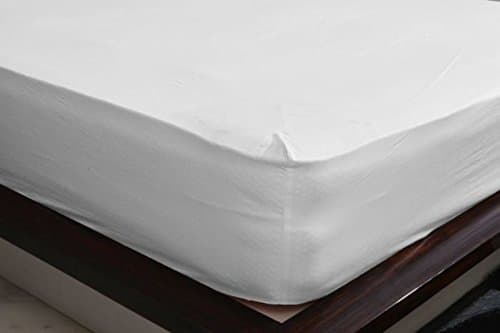 Shine Bedding 500-Thread-Count 100% Egyptian Cotton Super Soft Extra Deep Pocket Fitted Sheet/Bottom Sheet Full Solid White Fit Up to 21" inches Deep Pocket Fully Elastic All Around
