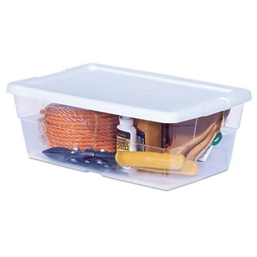 Sterilite 6Qt Stor Boxwht Lid