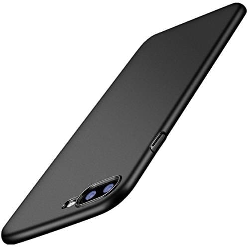 FAXTTO iPhone 7 Plus Case, iPhone 8 Plus Case, Super Thin Super Fit Case Full Scratch Protective Cover for iPhone 7 Plus, iPhone 8 Plus, Best Gift for Your Mobile Phone - Black