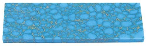 GT128 Light Turquoise/Gold Web Gemstone Composite-TWO PCS