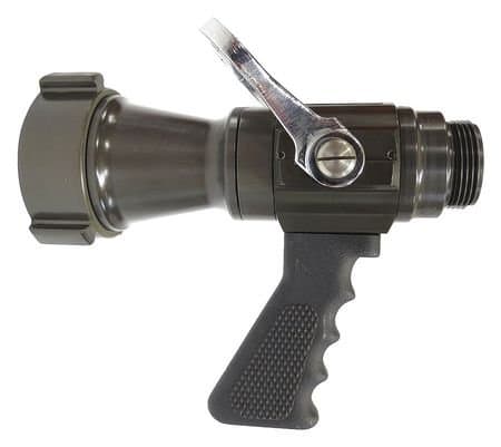 Fire Hose Nozzle, 2-1/2 In., Black