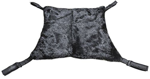 Cat Hammock/ Secure and Soft Under Chair or Table Hammock for Small Pets (Black)