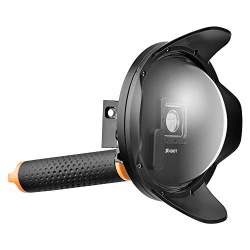 Shoot 2.0 Version, Outtek 6'' inch Diving Underwater Lens Hood Dome Port Cover for Gopro Hero 3/4 Diving Camera Underwater Photography – Black