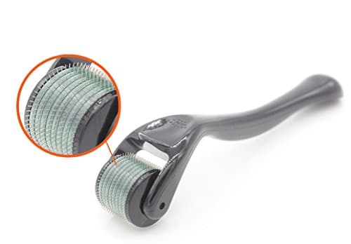 Derma Roller Kit 0.25 mm – 540 Titanium Micro Needles | Professional Medical-Grade Microneedling Kit for Facial and Body Skin Care Massager | Perfect for all Skin Types | Green &amp; Black | Amazing Prime