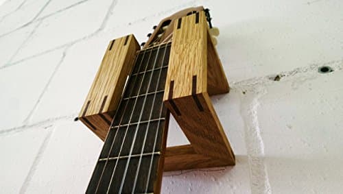 Oak and Mahogany guitar rack.