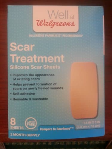 Walgreens Scar Treatment Silicone Scar Sheets