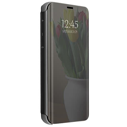 Case Apply for Huawei mate 10 pro case Clear View Flip Holder cover Electroplate Kickstand Mirror Huawei mate 20 pro / 20/10