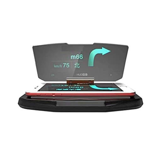 2Ticks Projector CAR GPS Navigation Holder HUD Head Up Display Phone Bracket Reflector For Honor View 10