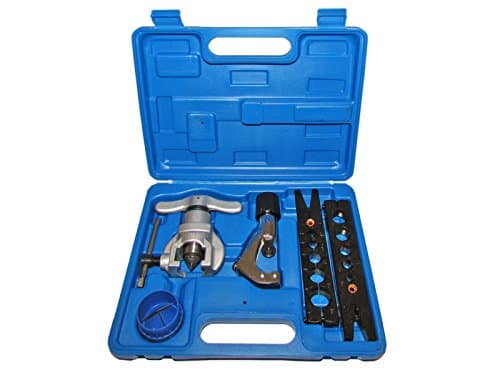 Eccentric Cone Type Flaring Tool Kit FT-800F for OD 1/4 to 3/4 inches and 6 to 19 mm pipes
