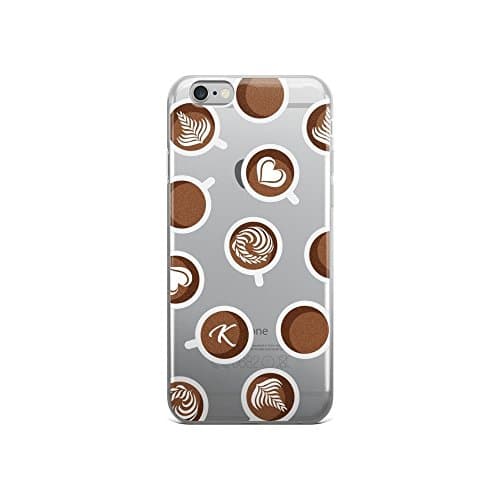 Monogram - Coffee Mugs Phone Case, iPhone 5/5s/SE Case, iPhone 6 Plus/6s Plus Case, iPhone 6/6s Case