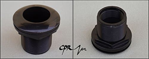 CPR Aquatic BHCPR150STx2 1-1/2" Slip x thread Abs Bulkheads (Set of 2)