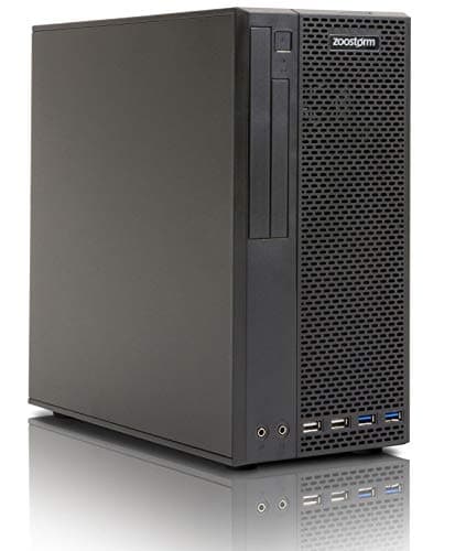 Zoostorm Elite Desktop PC - (Black) (AMD Ryzen 5 2400G Processor 3.6 GHz, 8 GB RAM, 240 GB SSD, Integrated Radeon Vega 11 Graphics, Windows 10 Pro)