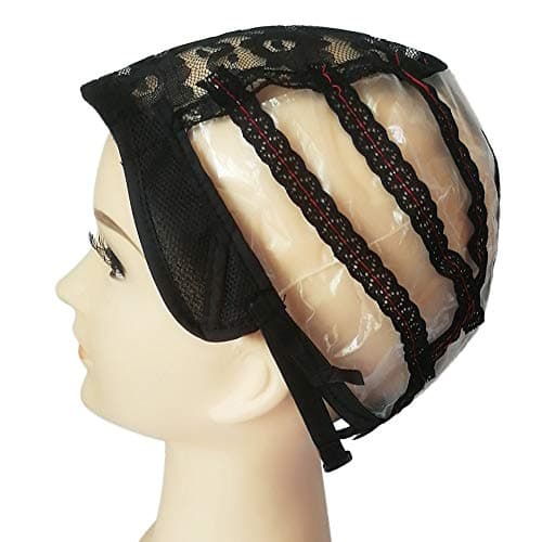 Wig Cap Making Elastic Breathable Lace Mesh Net Weaving Cap Adjustable Head
