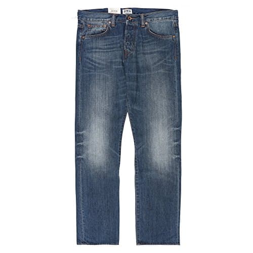 Edwin Denim ED-71 Regular Slim Compact Indigo Denim Jean - Mid Used 34 32 Blue Blue