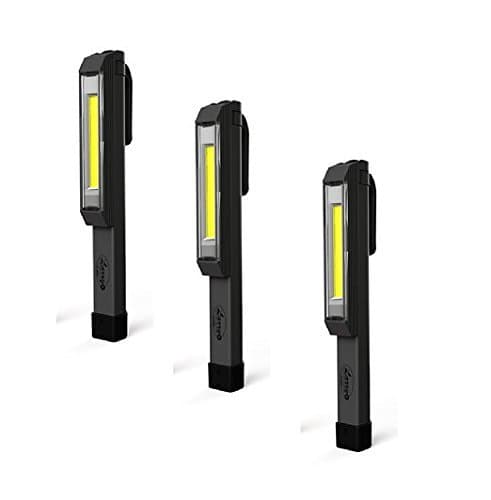 ST Nebo Larry C Power C-O-B LED Work Light (Set of 3-Black) Brighter Than Ever, 170 Lumens of Intense Light!