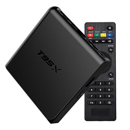 2017 Newest T95X Android TV Box Android 6.0 Amlogic S905X 64Bit 1GB DDR3 RAM 8GB EMMC ROM WIFI 2.4G HDMI 4k Google Home Entertainment Box Black