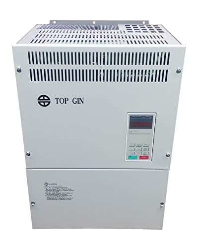 TOP GIN 75KW 380V 100HP 130A New Variable Frequency Drive Inverter VFD Applicable To Permanent Magnet Servo Controller IP For Spindle Motor Speed Control With English Operation Manual (VFD-75KW)