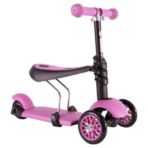 NEW Yvolution Y Glider 3 in 1 Scooter - Pink by PUNER Store