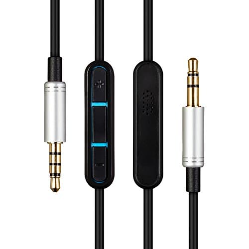 Cordable Replacement Audio Cable Suitable for Sony MDR Series – Upgrade Cable Compatible with MDR Series Headphones with Remote and Microphone