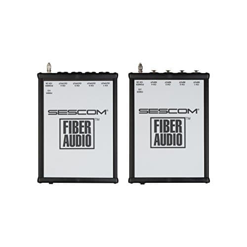 Sescom SES-FA4BAL-V2 | 4 Channel XLR Audio Over Singe ST Fiber Extender