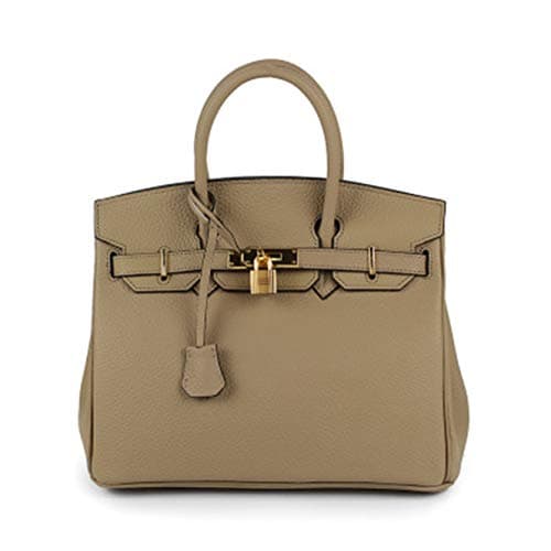 Women's Padlock Handbags Purses with Silver Hardware