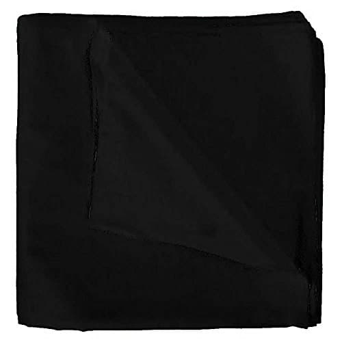 Mechaly Solid Colors 100% Cotton Bandana - 12 Pack