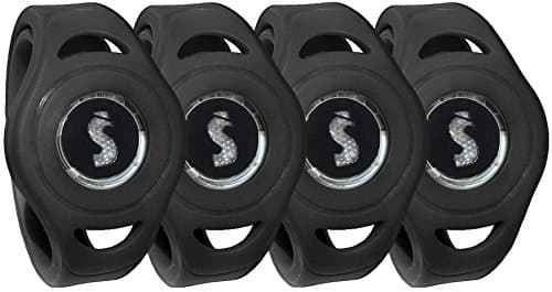Sqord Activity Tracker - Activity Band with Fun, Motivating Game App, Points and Awards for Kids and Families. Indestructible, Waterproof, No Charging, kidSAFE Certified. 4-pack