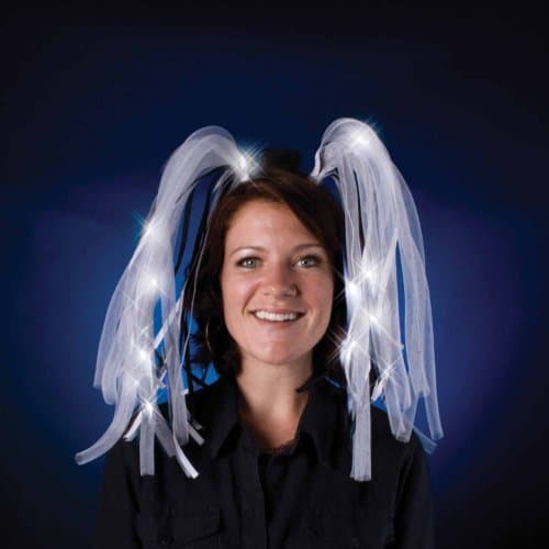 Can You Imagine Light Show Dreads, White