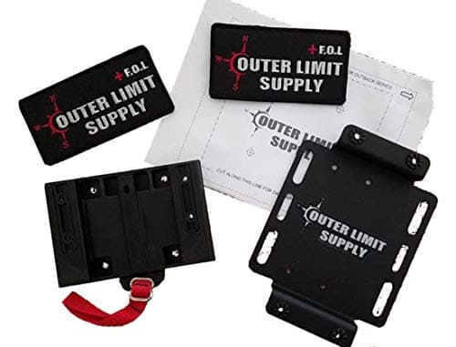 Outer Limit Supply - Aluminum Quick Release Mounting System - For 4 Wheel Drive Vehicles - Compatible with OLS First Aid Kits