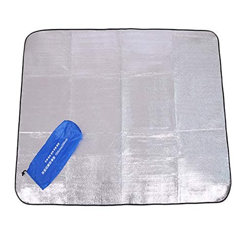 Nochim Multi-Functional Aluminum Film Blanket Extra Large Double Layer Waterproof Picnic, Beach, Camping Sleeping Pad Mattress for 2-5 People