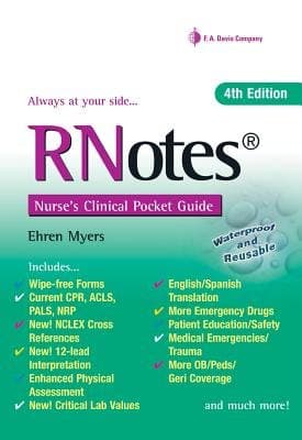 Rnotes?( Nurse's Clinical Pocket Guide)[RNOTES REV/E 4/E][Spiral]