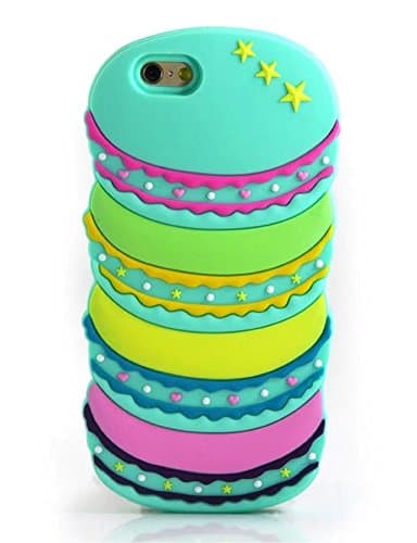 3D Cartoon Macaroon Soft Silicone Case for Apple iphone 6 6s