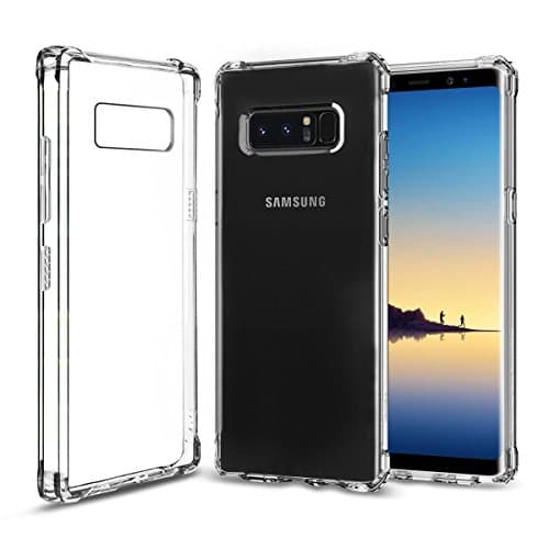 Verson Galaxy Note 8 Case Clear, Ultra Thin Clear Soft TPU, Four Corners Thicken Shockproof, Non-Slip, Protect Cover for Galaxy Note 8 [Support Wireless Charging]